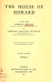 Cover of: The house of Howard by Gerald Brenan