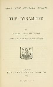 Cover of: The  dynamiter by Robert Louis Stevenson