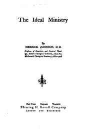Cover of: The ideal ministry