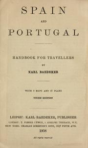 Cover of: Spain and Portugal by Karl Baedeker (Firm)