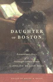 Cover of: Daughter of Boston by Caroline Wells Healey Dall