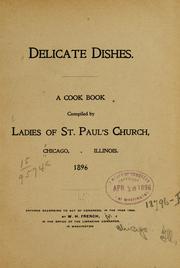 Cover of: Delicate dishes