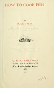 Cover of: How to cook fish by Green, Olive