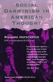 Cover of: Social Darwinism in American thought