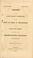 Cover of: Report of the Joint select committee of the Senate and House of representatives, of the state of Maine, in relation to the north-eastern boundary of the state.