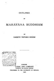 Cover of: Outlines of Mahaŷâna Buddhism