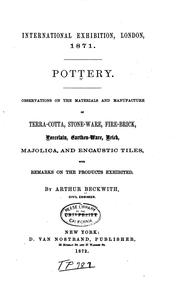 Cover of: International exhibition, London, 1871.