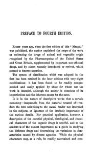 Cover of: A manual of organic materia medica.: Being a guide to materia medica of the vegetable and animal kingdoms, for the use of students, druggists, pharmacists, and physicians.