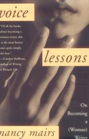 Cover of: Voice Lessons by Nancy Mairs