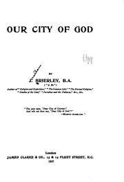 Cover of: Our city of God
