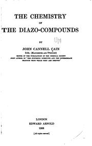 Cover of: The chemistry of the diazo-compounds