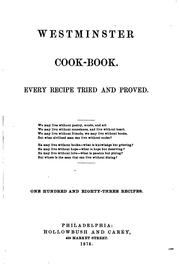 Westminster cook-book