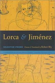 Cover of: Lorca & Jimenez by Robert Bly