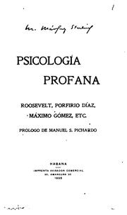 Cover of: Psicología profana