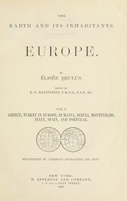 Cover of: The earth and its inhabitants ... by Élisée Reclus