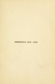 Cover of: Minnesota in three centuries, 1655-1908.