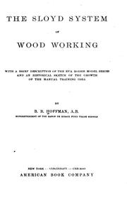 The sloyd system of wood working by Benjamin B. Hoffman