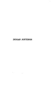 Cover of: Indian jottings: from ten year's experience in and around Poona city