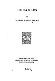 Cover of: Herakles by George Cabot Lodge