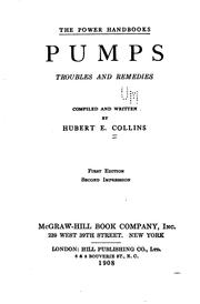Cover of: Pumps | Hubert Edwin Collins