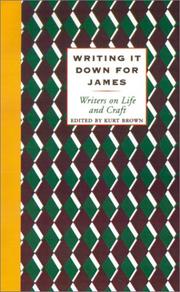 Cover of: Writing it down for James