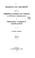 Cover of: Hearings and arguments before the Committee on Banking and Currency of the House of Representatives on proposed currency legislation [January 22-February 25, 1908]