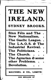 Cover of: The new Ireland