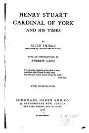 Cover of: Henry Stuart by Alice Shield