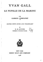 Cover of: Yvan Gall, le pupille de la marine