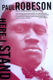 Cover of: Here I stand by Paul Robeson
