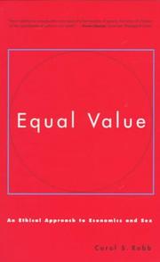 Cover of: Equal Value | Carol S. Robb