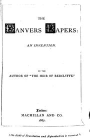 Cover of: The Danvers papers | Charlotte Mary Yonge