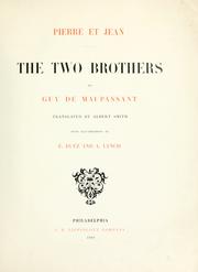 Cover of: Pierre et Jean: The two brothers