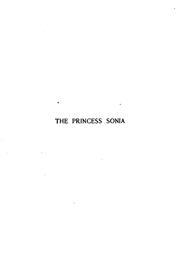 Cover of: The Princess Sonia