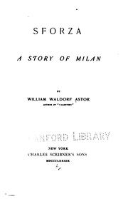 Cover of: Sforza: a story of Milan