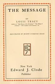 The message by Louis Tracy