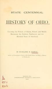 History of Ohio by Rowland H. Rerick