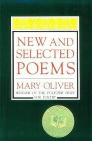 Cover of: New and selected poems by Mary Oliver