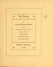 Cover of: The victory by Annah Walker Robinson Watson