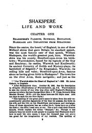 Cover of: Shakespeare; life and work by Frederick James Furnivall