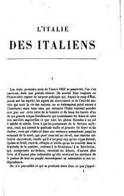 Cover of: L' Italie des Italiens by Louise Colet