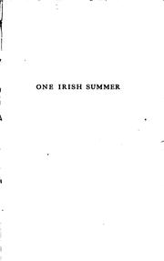 Cover of: One Irish summer