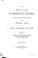 Cover of: The federal and state constitutions, colonial charters, and other organic laws of the United States ...