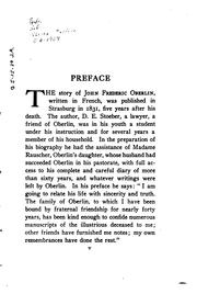 Cover of: The story of John Frederick Oberlin by Augustus Field Beard