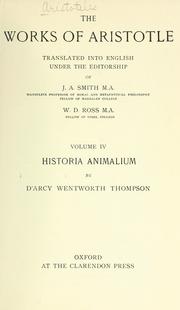 Cover of: Historia Animalium