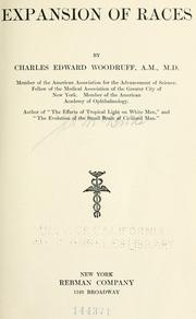 Cover of: Expansion of races by Charles Edward Woodruff