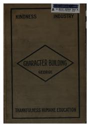 Cover of: Character building