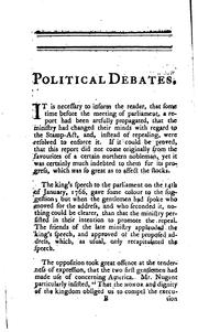 Cover of: Political debates.