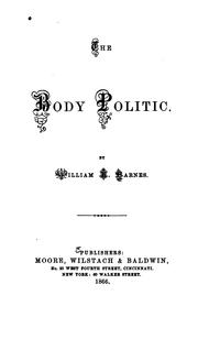 Cover of: The body politic.