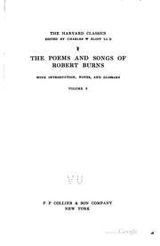 Cover of: The poems and songs of Robert Burns by Robert Burns
